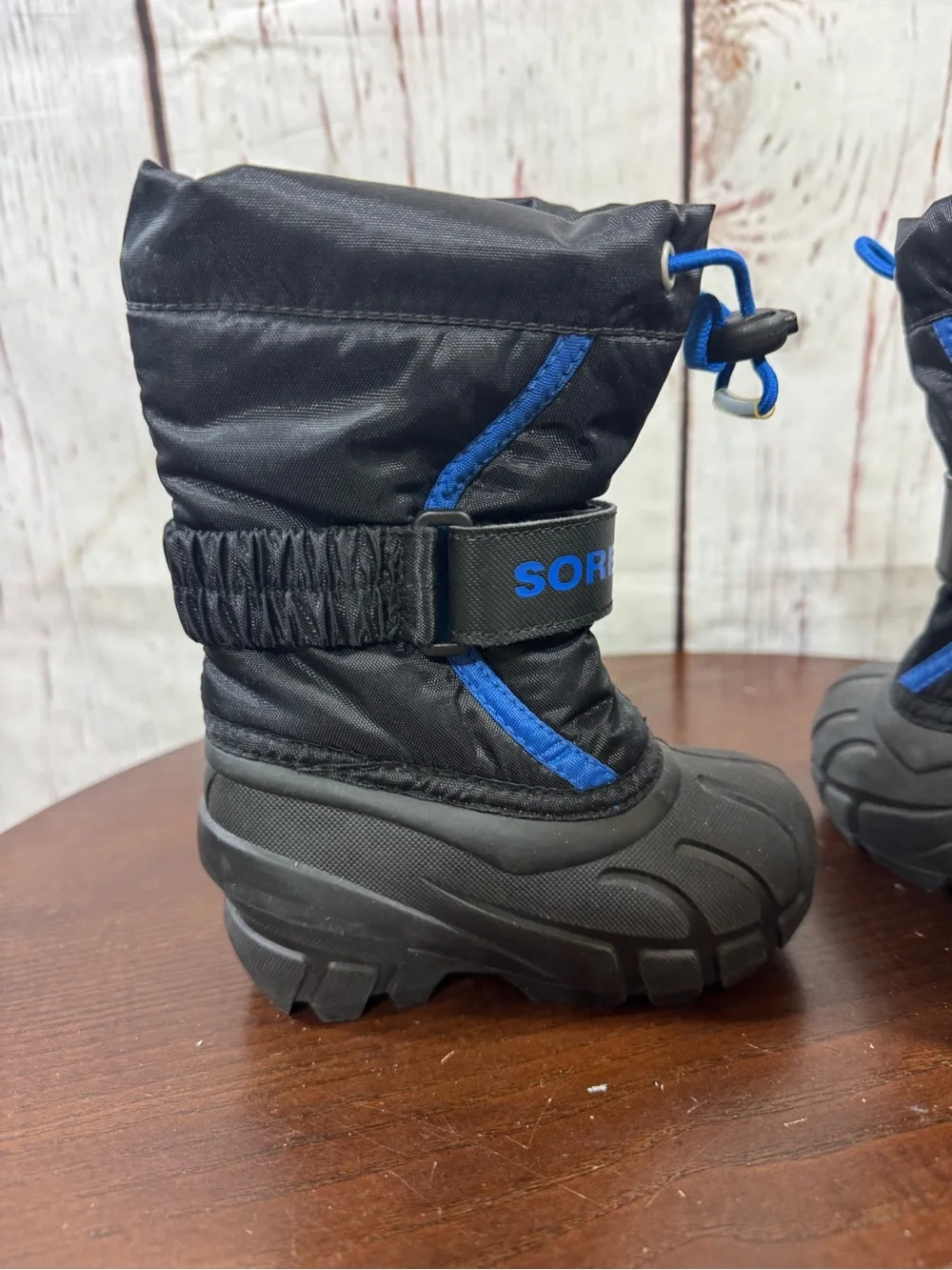 Sorel Black & Blue Snow Boots Baby Toddler size 5